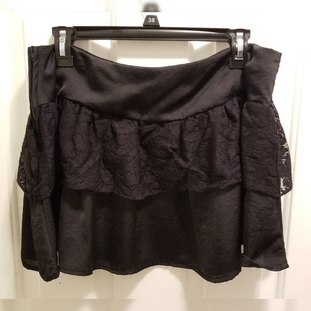 Black Ruffle Skirt - Picture 2 of 5